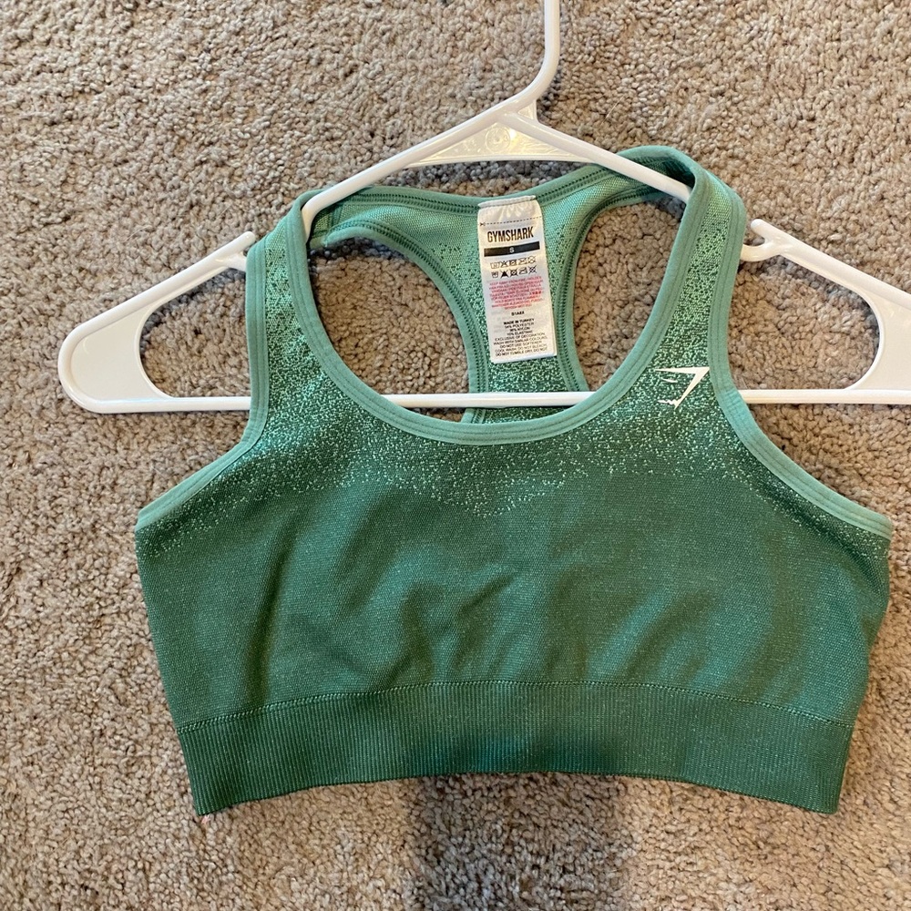 Green adapt sports bra - pants listed also separately
